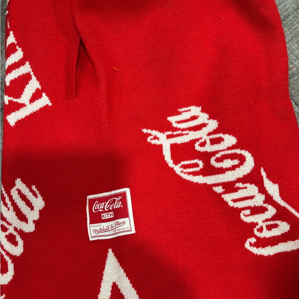 Kith and Mitchell & Ness coca-cola shorts;